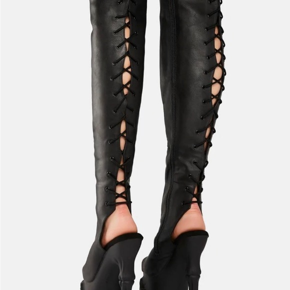 Pleaser rapture thigh high boots us sz 7 nwt - Picture 3 of 6